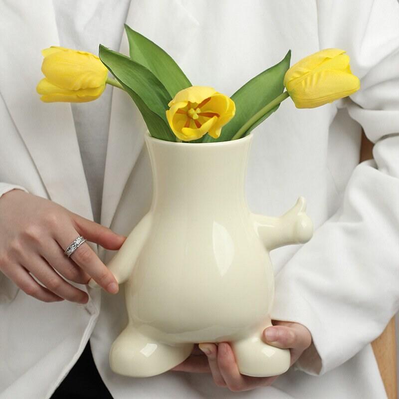 The Southern Atelier – Modern Monochrome Art Vase - The Southern AtelierSKU_1757776097790_951