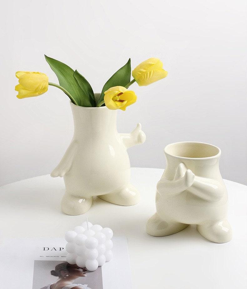 The Southern Atelier – Modern Monochrome Art Vase - The Southern AtelierSKU_1757776097790_951