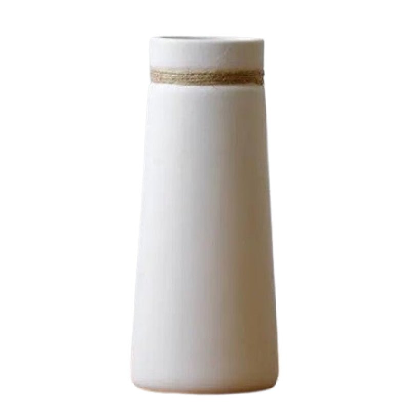 The Southern Atelier – Modern White Vase - The Southern AtelierSKU_1758022814696_827