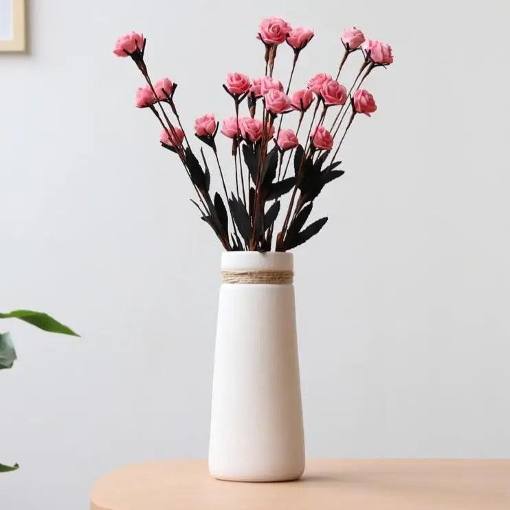 The Southern Atelier – Modern White Vase - The Southern AtelierSKU_1758022814696_86