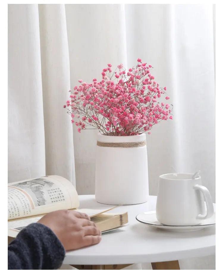 The Southern Atelier – Modern White Vase - The Southern AtelierSKU_1758022814696_86