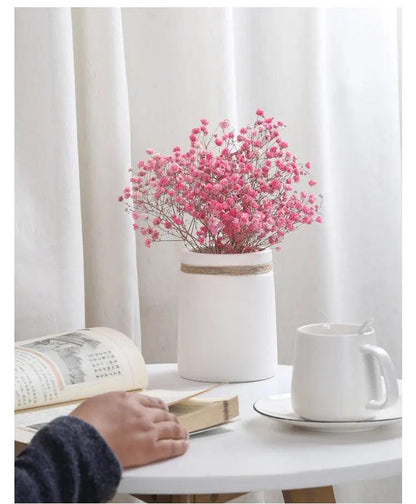 The Southern Atelier – Modern White Vase - The Southern AtelierSKU_1758022814696_86