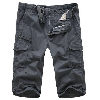 The Southern Atelier - Molecule Three-Quarter Cargo Shorts in Stretch Water-Repellent Fabric for Everyday Wear - The Southern AtelierSKU_1784316937224_256