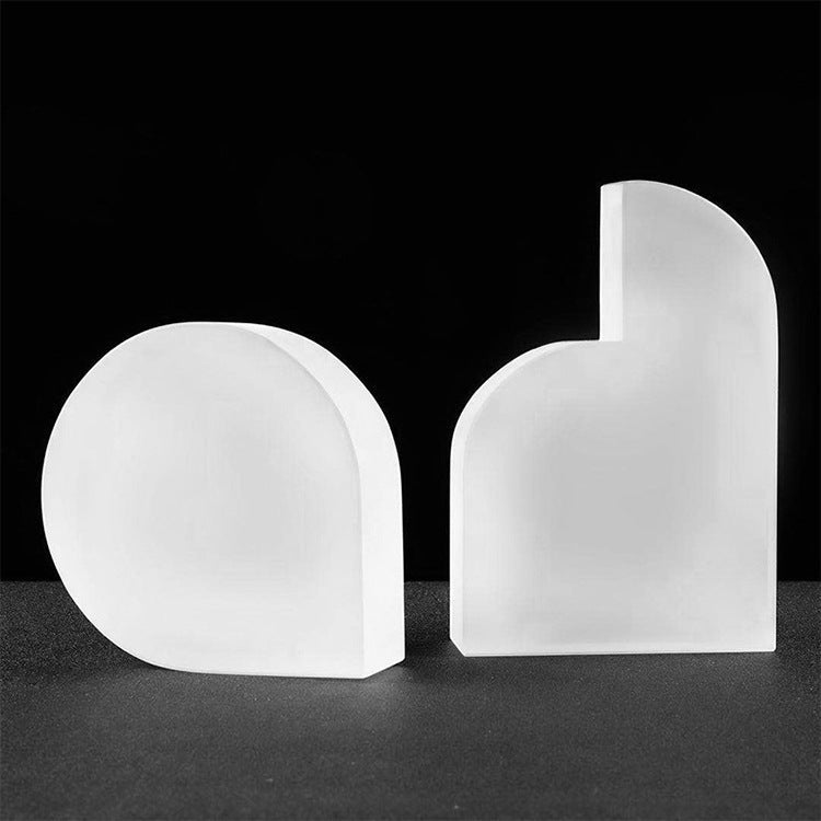 The Southern Atelier – Monochrome Glass Bookends - The Southern AtelierSKU_1755802856489_236