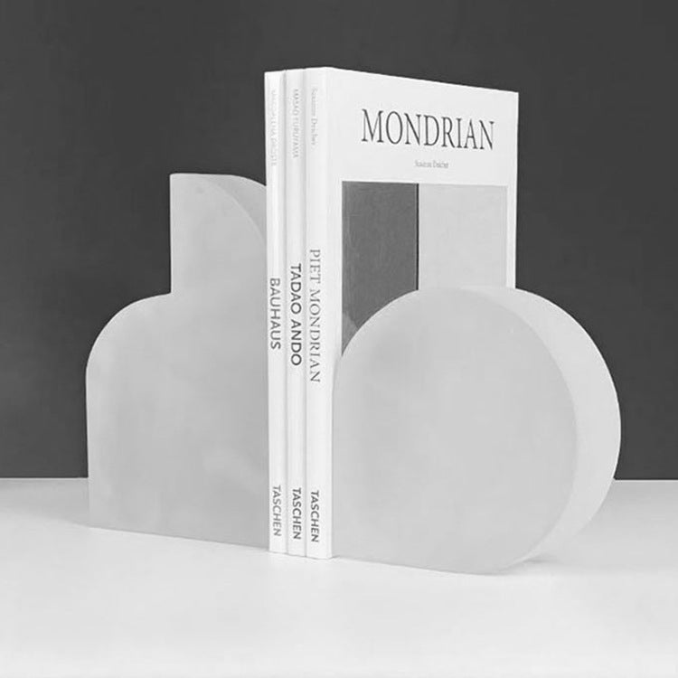 The Southern Atelier – Monochrome Glass Bookends - The Southern AtelierSKU_1755802856489_236