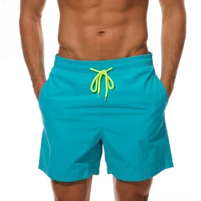 The Southern Atelier - Mykonos Swim Shorts in Breathable Cotton Blend with Mesh Lining for Pool and Beach - The Southern AtelierSKU_1784316746998_983