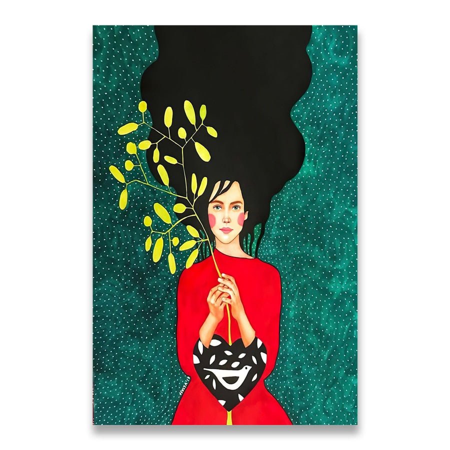 The Southern Atelier – Nordic Abstract Woman Canvas - The Southern AtelierSKU_1754143458627_159