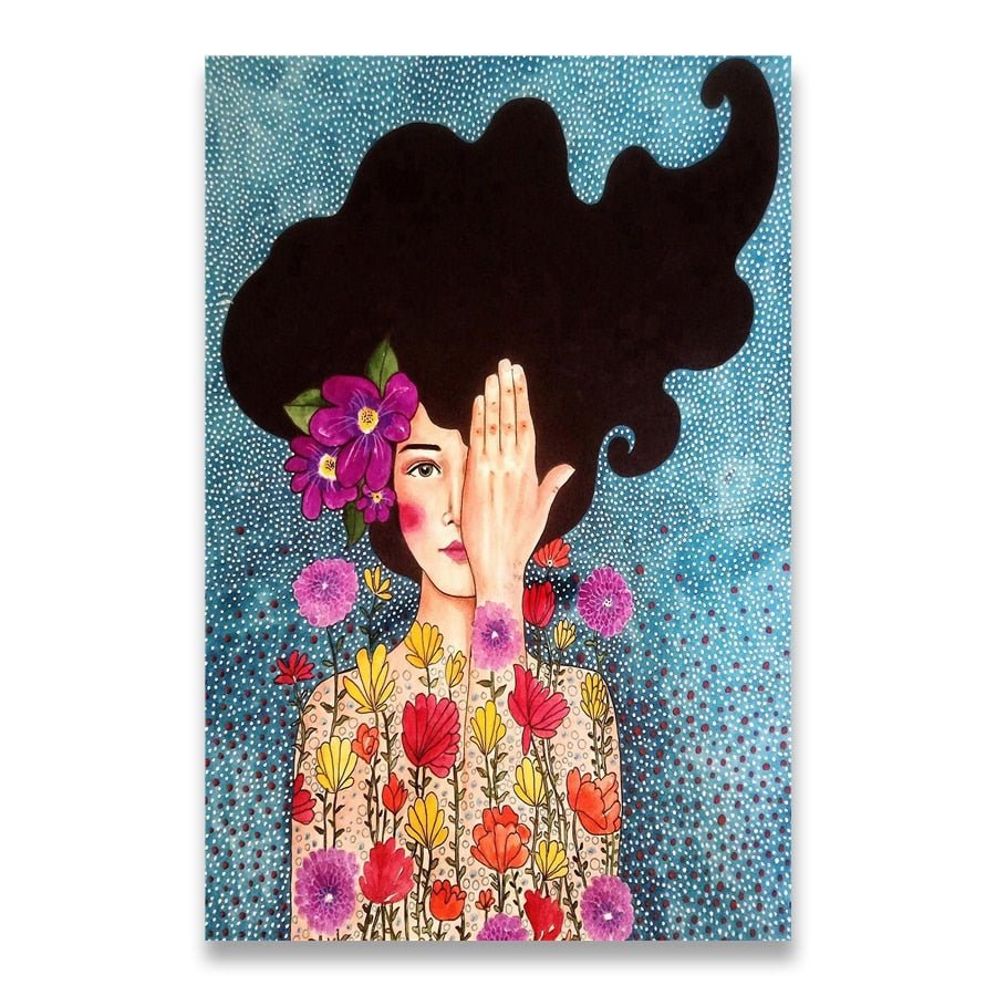 The Southern Atelier – Nordic Abstract Woman Canvas - The Southern AtelierSKU_1754143458627_680