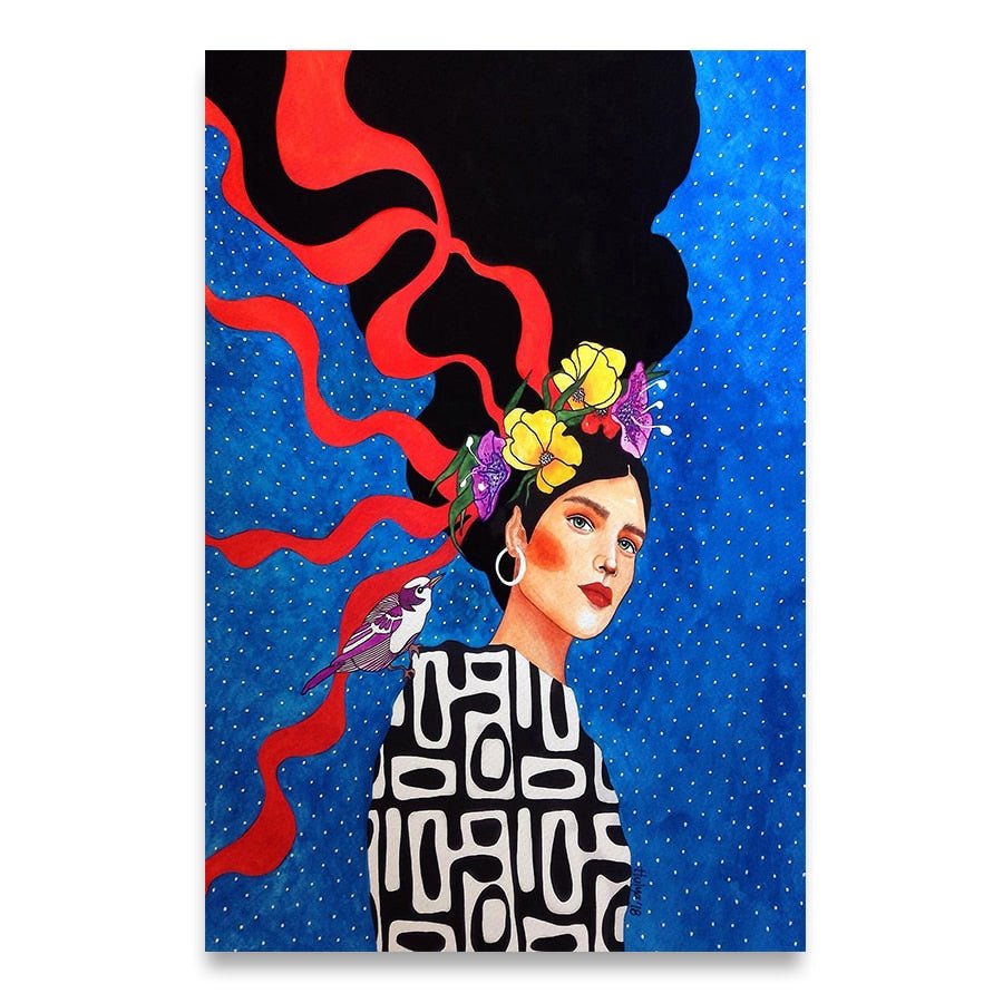 The Southern Atelier – Nordic Abstract Woman Canvas - The Southern AtelierSKU_1754143458627_880