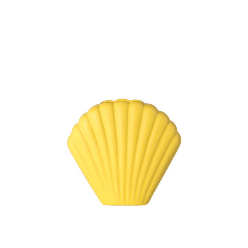 The Southern Atelier – Nordic Morandi Shell Vase - The Southern AtelierSKU_1757776098963_986