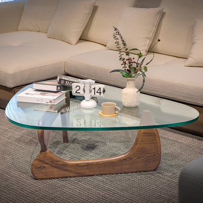 The Southern Atelier – Nordic Wood Glass Coffee Table - The Southern AtelierSKU_1754143256834_674