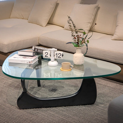 The Southern Atelier – Nordic Wood Glass Coffee Table - The Southern AtelierSKU_1754143256834_674