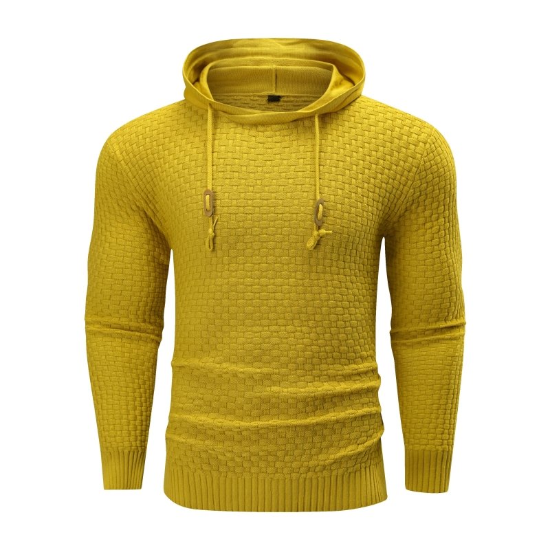 The Southern Atelier - Obsidian Tailored - Fit Hoodie in Waffle - Textured Stretch Fabric for Comfortable Everyday Wear - The Southern AtelierSKU_1778870033923_341