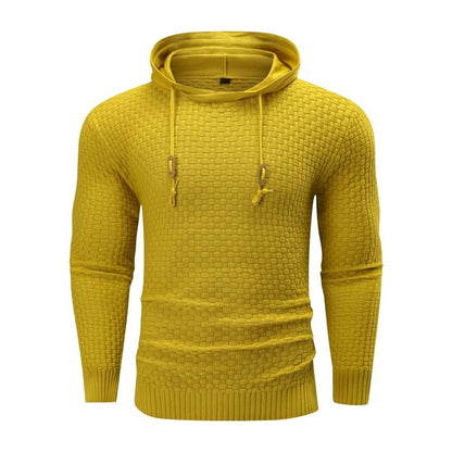 The Southern Atelier - Obsidian Tailored - Fit Hoodie in Waffle - Textured Stretch Fabric for Comfortable Everyday Wear - The Southern AtelierSKU_1778870033923_341