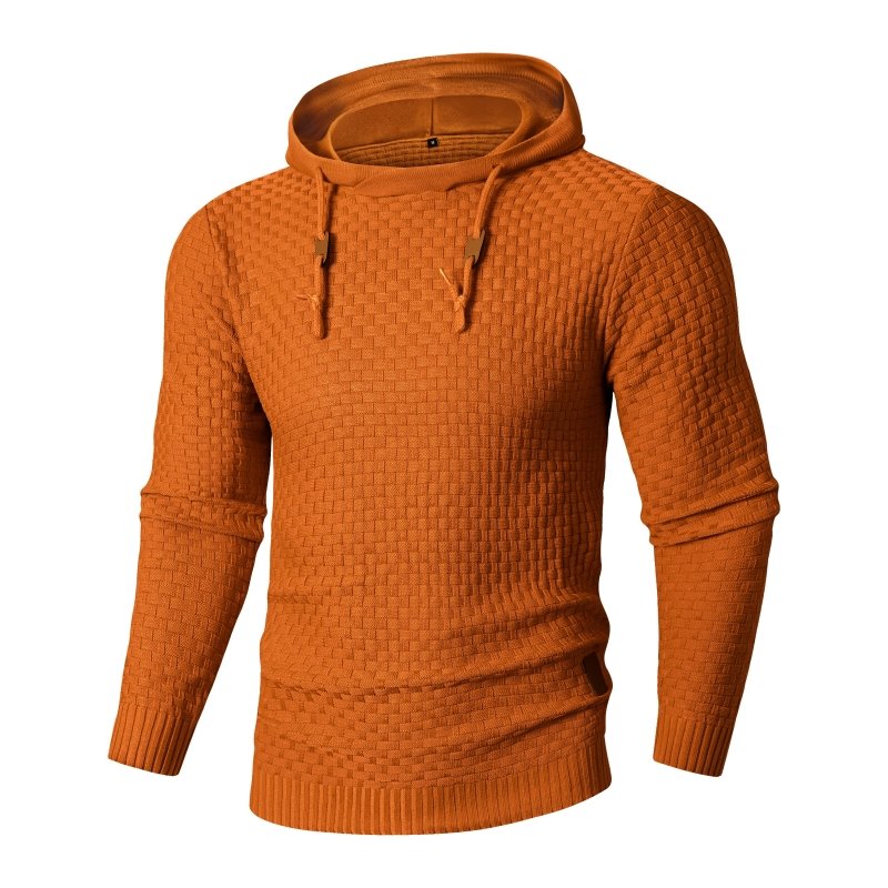 The Southern Atelier - Obsidian Tailored - Fit Hoodie in Waffle - Textured Stretch Fabric for Comfortable Everyday Wear - The Southern AtelierSKU_1778870033923_4