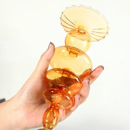 The Southern Atelier – Orange Glass Candle Holders - The Southern AtelierSKU_1755802915298_37