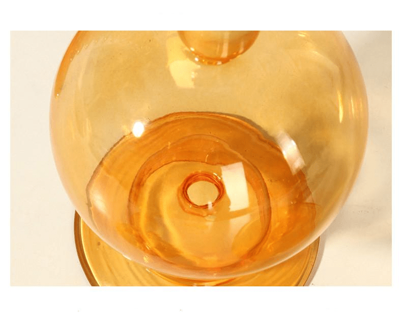 The Southern Atelier – Orange Glass Candle Holders - The Southern AtelierSKU_1755802915298_37