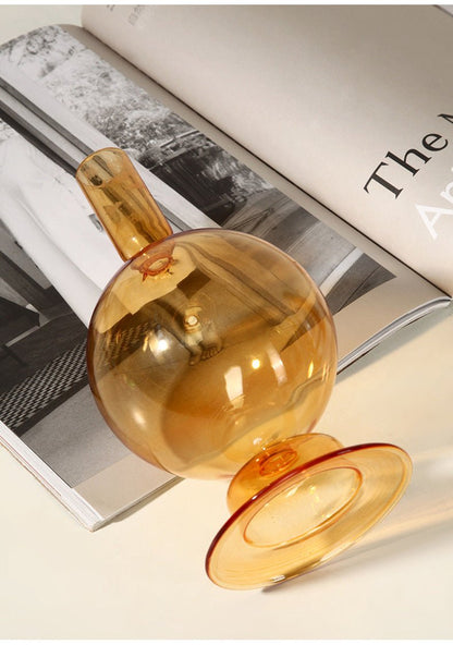 The Southern Atelier – Orange Glass Candle Holders - The Southern AtelierSKU_1755802915298_37