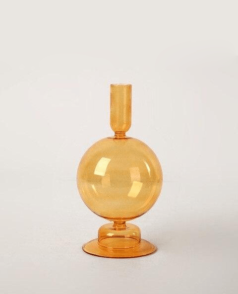The Southern Atelier – Orange Glass Candle Holders - The Southern AtelierSKU_1755802915298_37