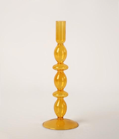 The Southern Atelier – Orange Glass Candle Holders - The Southern AtelierSKU_1755802915298_539