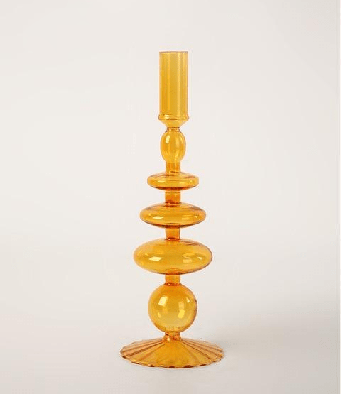 The Southern Atelier – Orange Glass Candle Holders - The Southern AtelierSKU_1755802915298_575