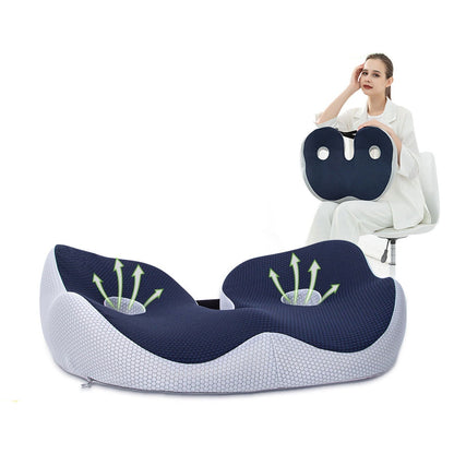 The Southern Atelier - OrthoNest Cutout Memory Foam Seat Cushion for Tailbone and Sciatica Relief - The Southern AtelierSKU_1786566113077_596