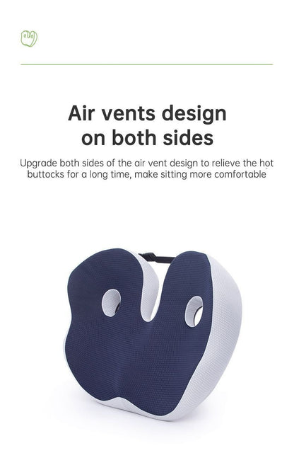 The Southern Atelier - OrthoNest Cutout Memory Foam Seat Cushion for Tailbone and Sciatica Relief - The Southern AtelierSKU_1786566113077_596