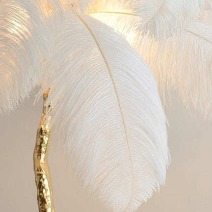 The Southern Atelier – Ostrich Feather Floor Lamp - The Southern AtelierSKU_1754143559503_688