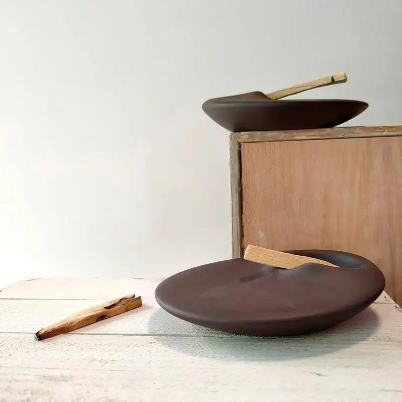 The Southern Atelier – Palo Santo Ceramic Holder - The Southern AtelierSKU_1755802835086_90