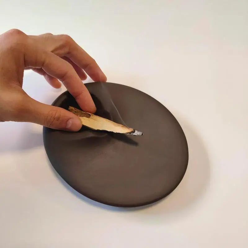 The Southern Atelier – Palo Santo Ceramic Holder - The Southern AtelierSKU_1755802835086_90