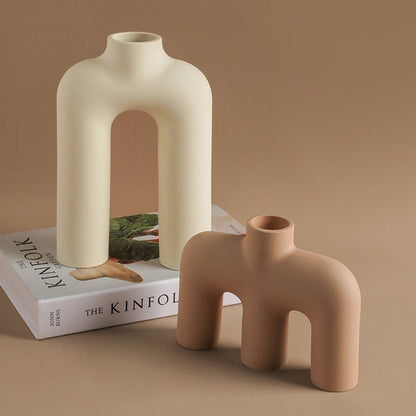 The Southern Atelier - Pastel Abstract Ceramic Vases - The Southern AtelierSKU_1755802851078_308