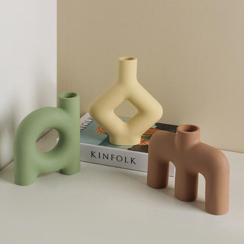 The Southern Atelier - Pastel Abstract Ceramic Vases - The Southern AtelierSKU_1755802851078_308