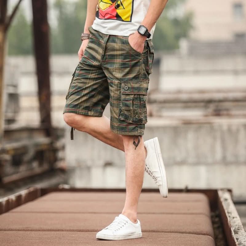 The Southern Atelier - Petani Relaxed Fit Cargo Shorts in Durable Cotton-Blend for Travel and Everyday Wear - The Southern AtelierSKU_1784316802355_119