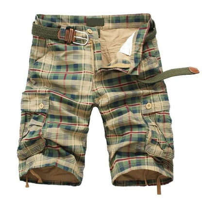 The Southern Atelier - Petani Relaxed Fit Cargo Shorts in Durable Cotton-Blend for Travel and Everyday Wear - The Southern AtelierSKU_1784316802355_119