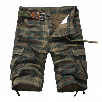 The Southern Atelier - Petani Relaxed Fit Cargo Shorts in Durable Cotton-Blend for Travel and Everyday Wear - The Southern AtelierSKU_1784316802355_985