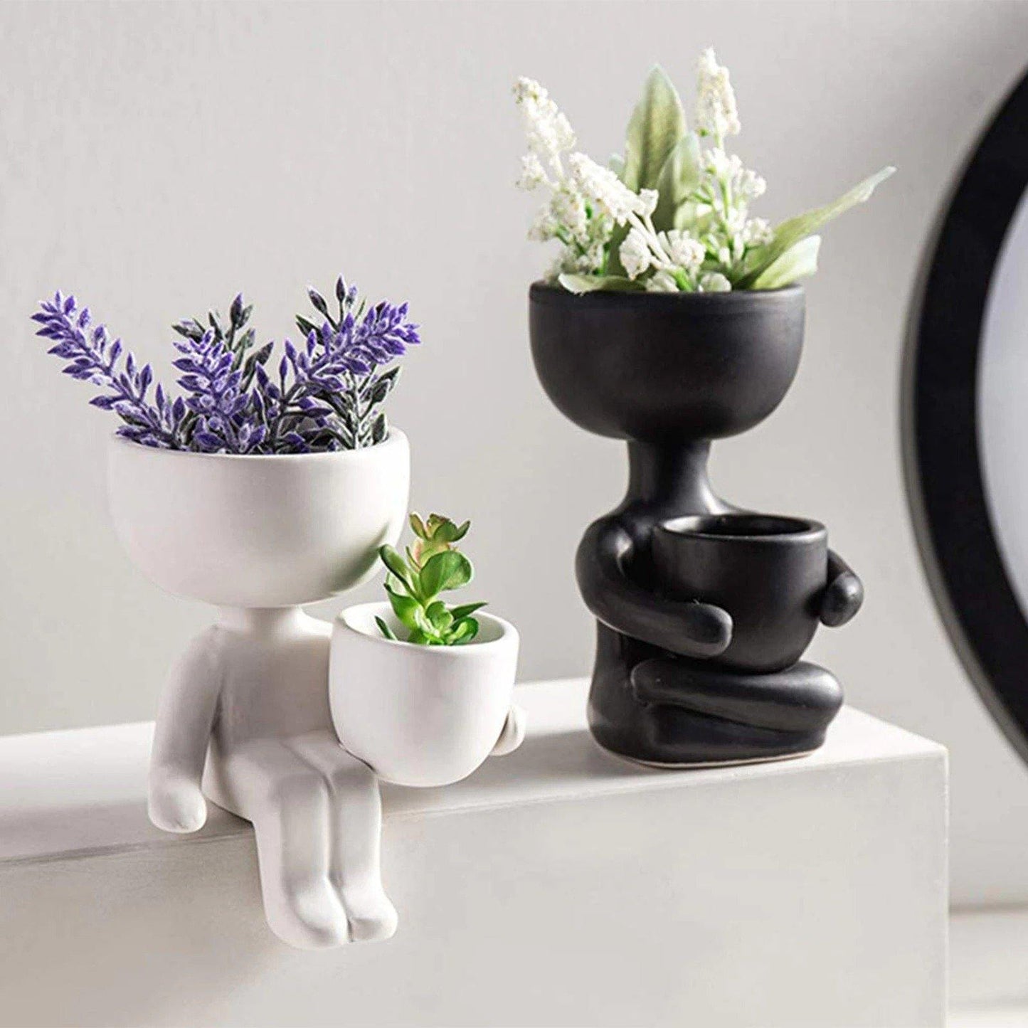 The Southern Atelier – Petite Clay Succulent Planter - The Southern AtelierSKU_1758918321956_196