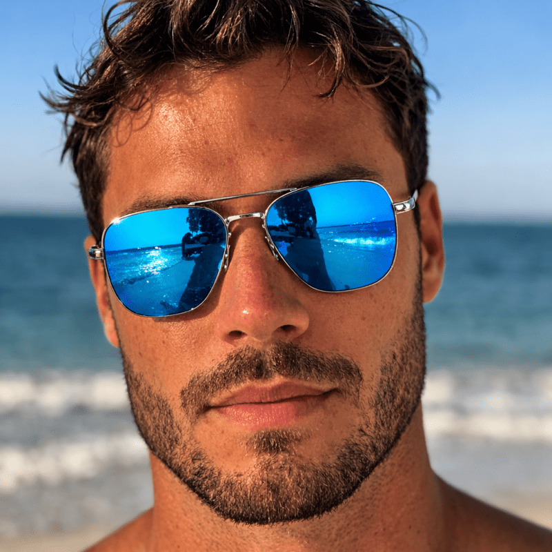 The Southern Atelier - Polarised Aviator Sunglasses with Impact - Resistant Lenses for Glare - Free Clarity - The Southern AtelierSKU_1778870250060_644