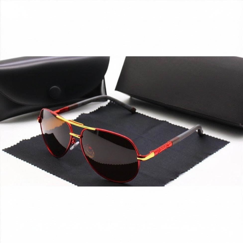The Southern Atelier - Polarised Aviator Sunglasses with Impact - Resistant Lenses for Glare - Free Clarity - The Southern AtelierSKU_1778870250060_644