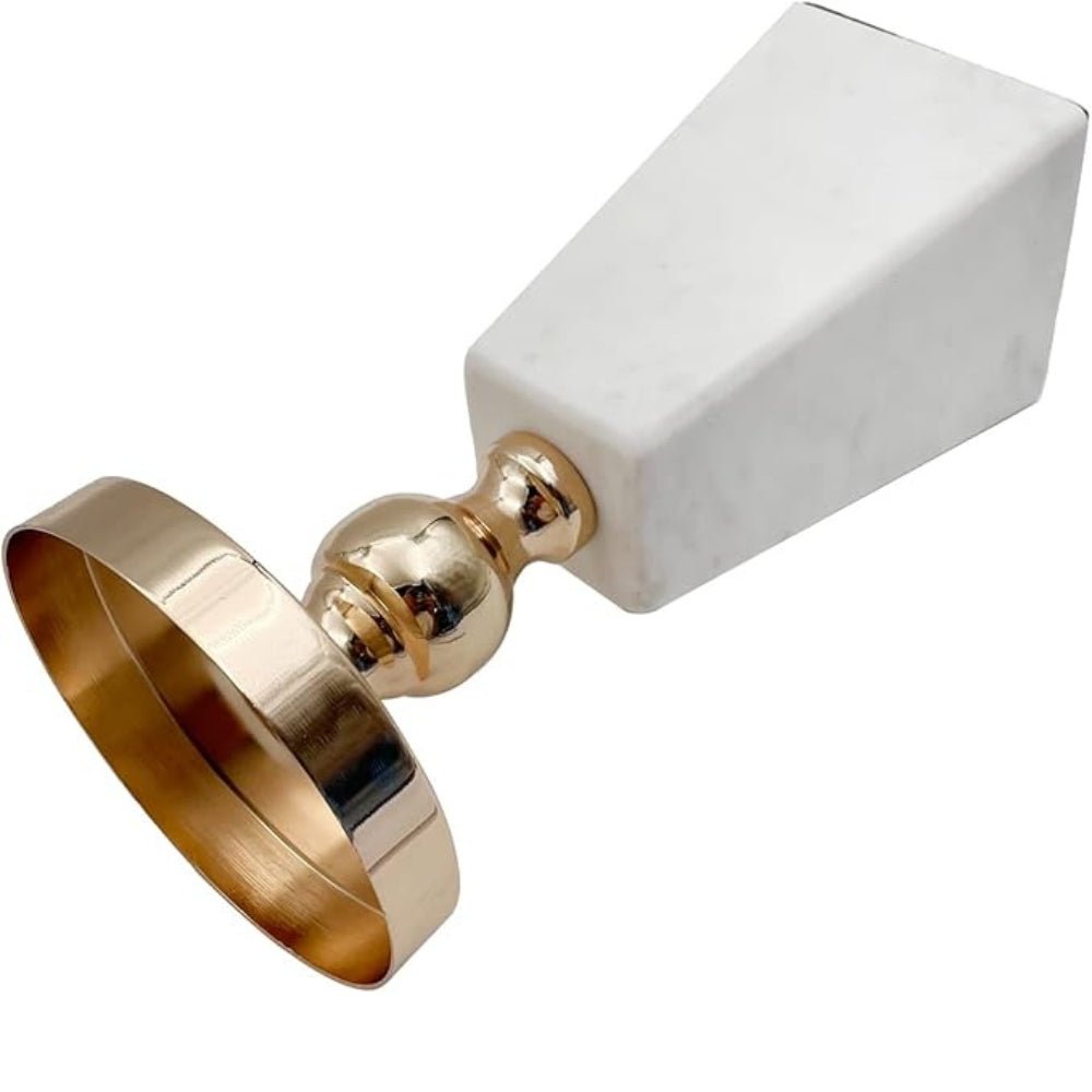 The Southern Atelier – Pyramid Gold Marble Holder - The Southern AtelierSKU_1755202250394_657