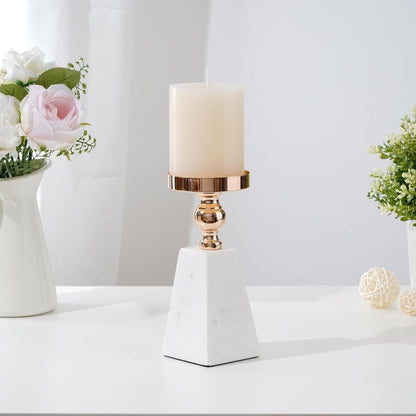 The Southern Atelier – Pyramid Gold Marble Holder - The Southern AtelierSKU_1755202250394_657