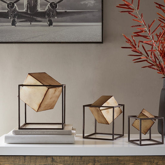 The Southern Atelier – Quad Gold Cube Decor Set - The Southern AtelierSKU_1755802841754_458