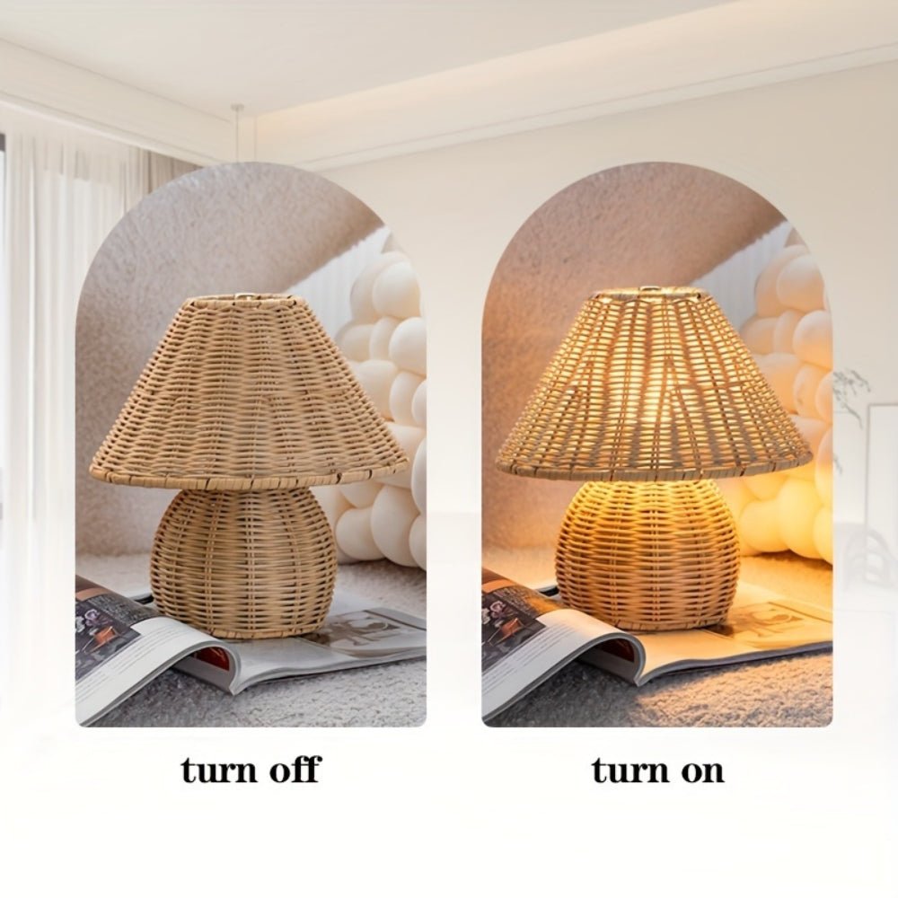 The Southern Atelier – Rattan Lamp - The Southern AtelierSKU_1755202180587_258