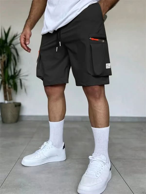 The Southern Atelier - Rekon Cargo Shorts in Quick-Dry Stretch Fabric with Zip Pockets for Travel - The Southern AtelierSKU_1784316609680_854
