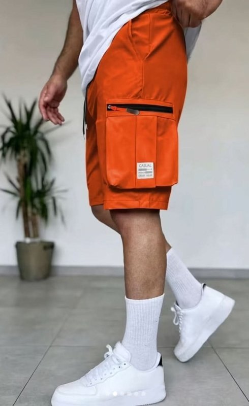 The Southern Atelier - Rekon Cargo Shorts in Quick-Dry Stretch Fabric with Zip Pockets for Travel - The Southern AtelierSKU_1784316609680_854