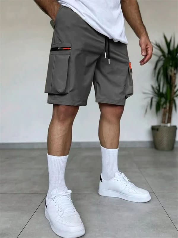 The Southern Atelier - Rekon Cargo Shorts in Quick-Dry Stretch Fabric with Zip Pockets for Travel - The Southern AtelierSKU_1784316609680_907
