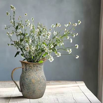 The Southern Atelier – Rustic Galvanised Flower Vase for a Chic and Cosy Atmosphere - The Southern AtelierSKU_1775450019046_816