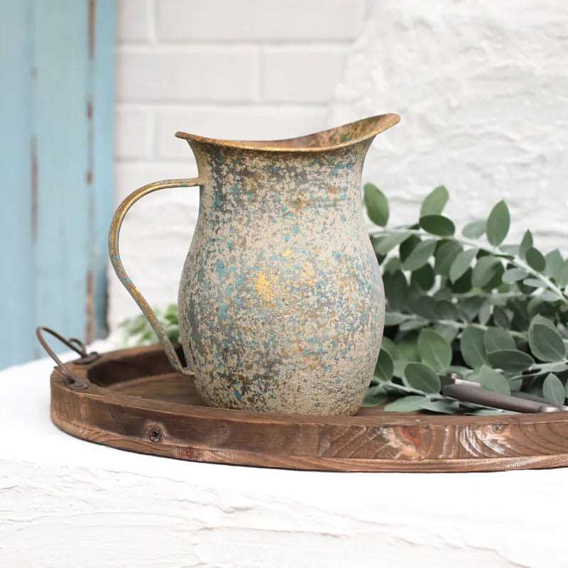 The Southern Atelier – Rustic Galvanised Flower Vase for a Chic and Cosy Atmosphere - The Southern AtelierSKU_1775450019046_816