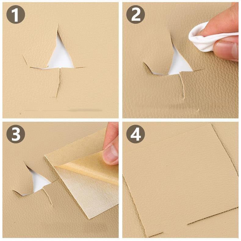 The Southern Atelier - Self-Adhesive PU Leather Repair Patch Sheet 50 x 137 cm for Upholstery, Waterproof, Strong Hold - The Southern AtelierSKU_1786566295235_368