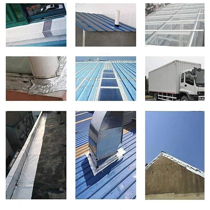 The Southern Atelier - Self-Adhesive Waterproof Repair Tape in 50 mm Black Rubber for Leak Repairs on Pipes and Roofs - The Southern AtelierSKU_1786566471513_493