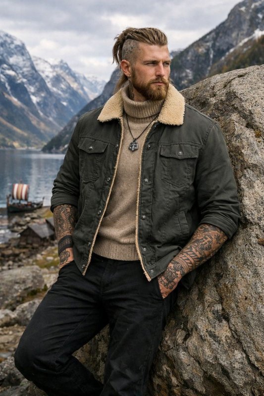 The Southern Atelier - Sherpa - Lined Jacket for Winter Warmth - The Southern AtelierSKU_1778870209289_493